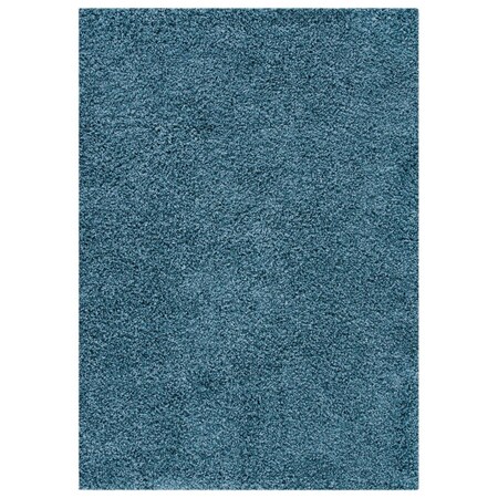 Safavieh 9 x 12 ft. Venus Shag 500 Power Loomed Rectangle Area Rug, Blue VNS520M-9